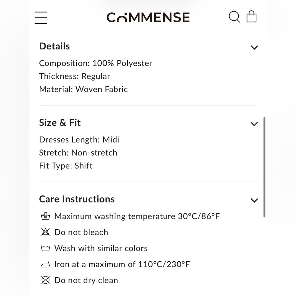 NWT Commense Patchwork Asymmetrical Pleated Butto… - image 3